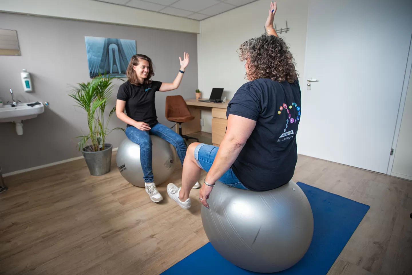 Oefentherapie met zitballen