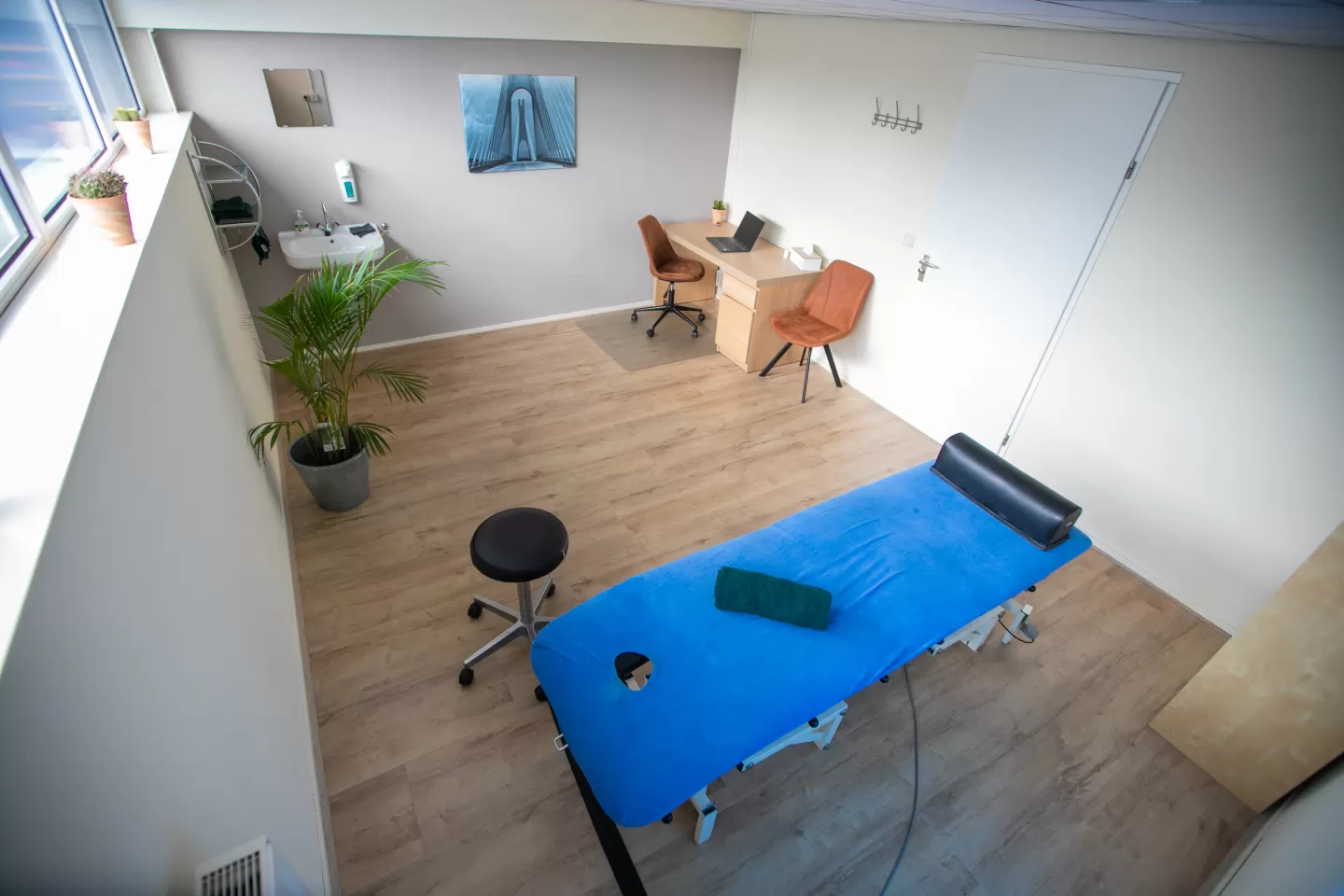 Behandelkamer van Fysiotherapie Westerkwartier