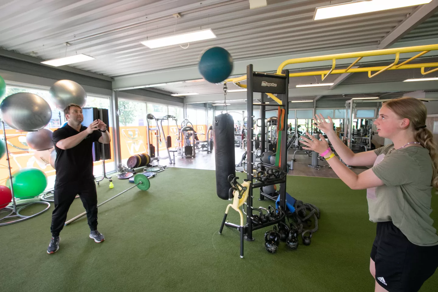 Training met medicijnbal
