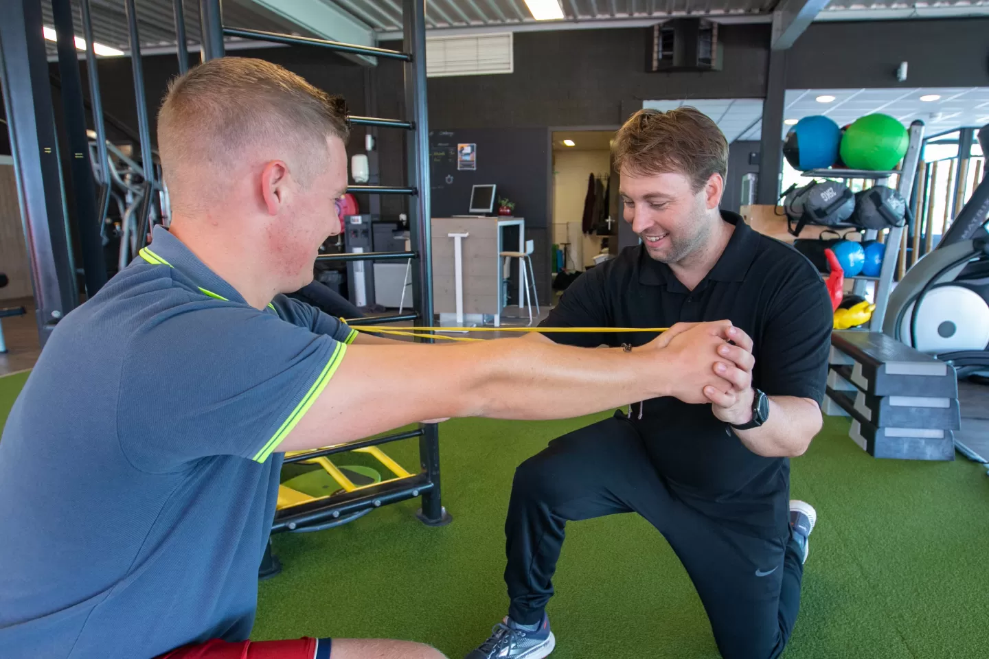 Oefentherapie in het fitnesscentrum